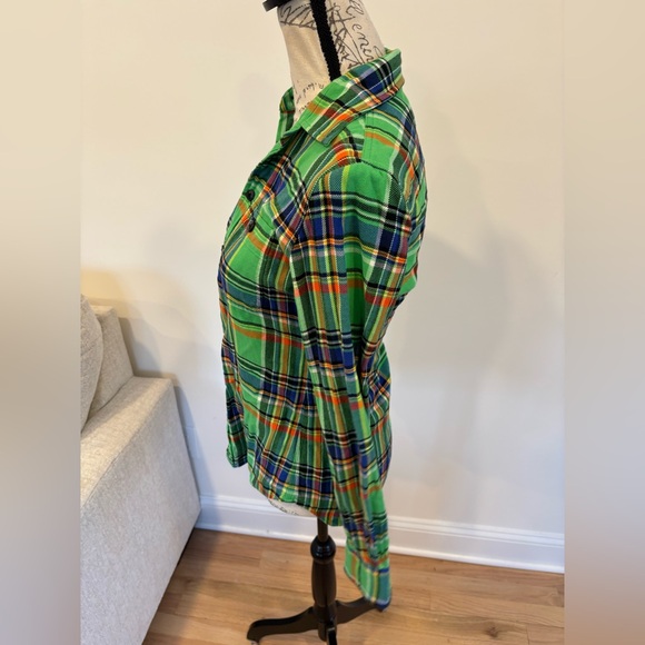 Polo Ralph Lauren plaid brushed cotton flannel shirt size XS - Picture 5 of 6